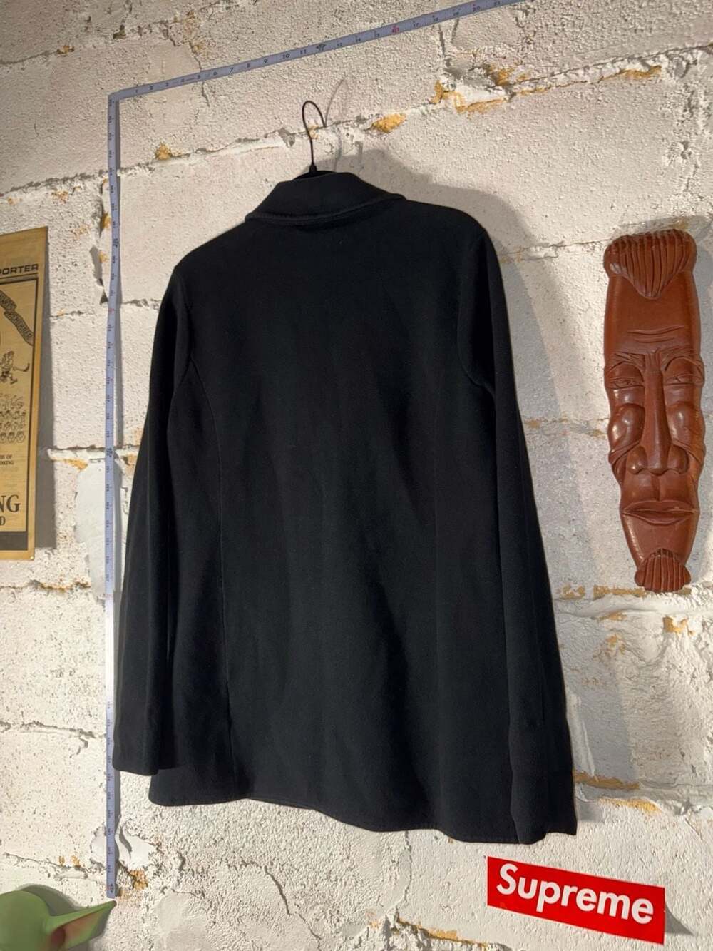 Lauren Ralph Lauren Women's Long Sleeve Cotton Knit Blazer in Black - Picture 10 of 11